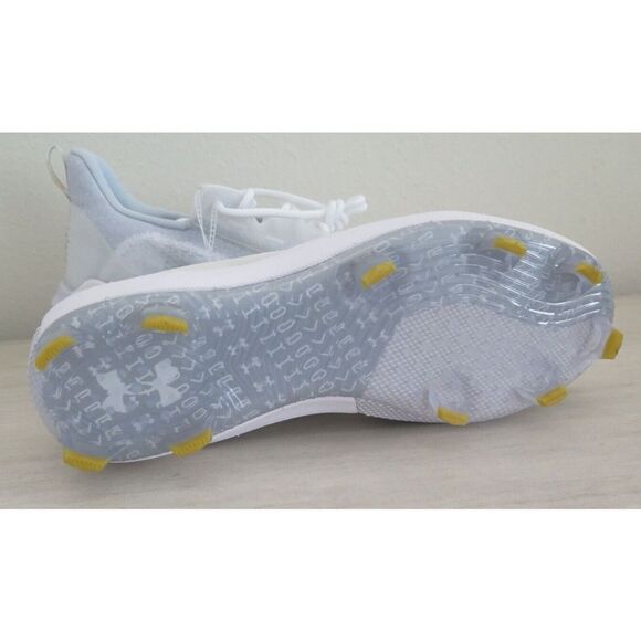 Under Armour 3024320 Men's Sz 12.5 White/Gray Harper 6 Elite TPU Baseball Cleats - Picture 3 of 7